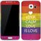 Keep Calm Love Is Love Galaxy S7 Skin