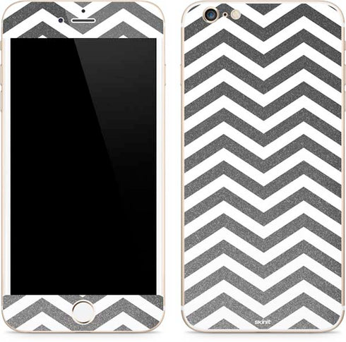 Silver Chevron iPhone 6/6s Plus Skin