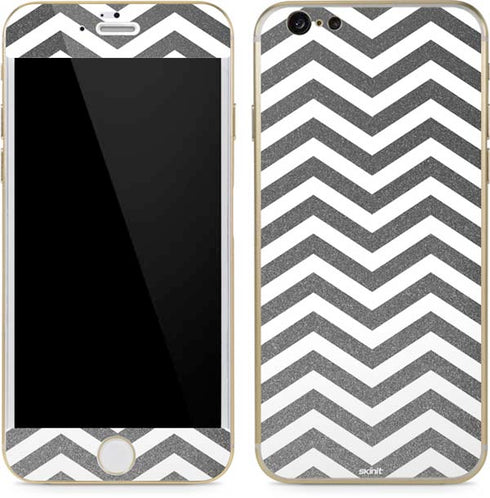 Silver Chevron iPhone 6/6s Skin