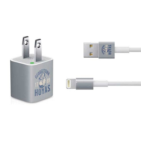 Georgetown University Hoyas 1789 iPhone Charger (5W USB) Skin