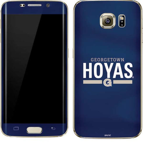 Georgetown University Hoyas Stripe Galaxy S7 Edge Skin