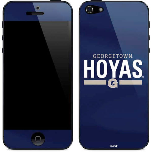 Georgetown University Hoyas Stripe iPhone 5/5s/5SE Skin
