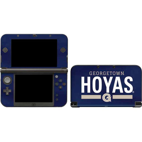 Georgetown University Hoyas Stripe 3DS XL 2015 Skin