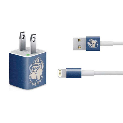Georgetown University Jack the Bulldog Mascot iPhone Charger (5W USB) Skin