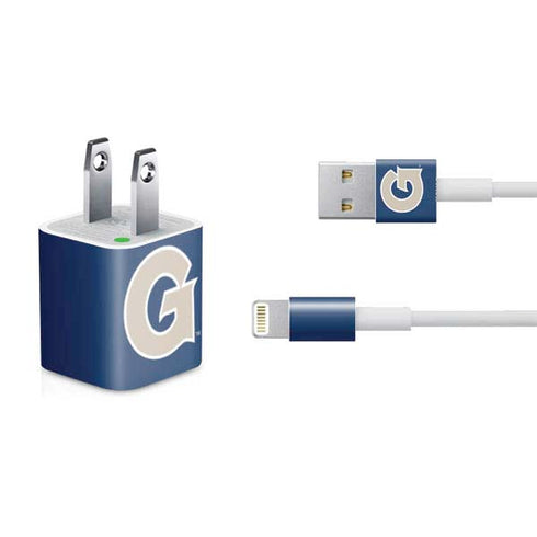 Georgetown University Large Logo iPhone Charger (5W USB) Skin