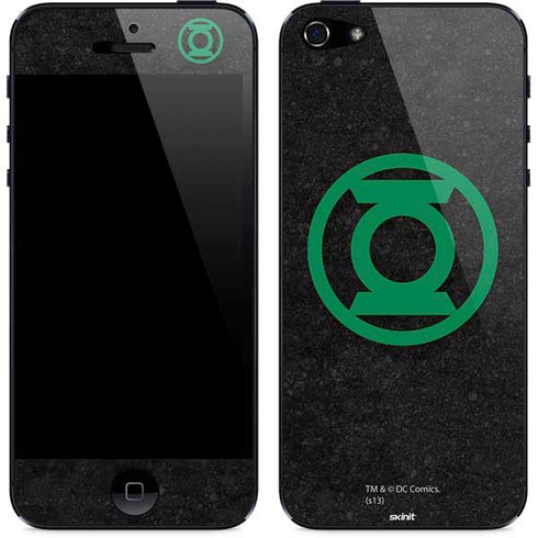 DC Comics Green Lantern Logo Black Background iPhone 5/5s/5SE Skin