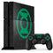 DC Comics Green Lantern Logo Black Background PS4 Console and Controller Bundle Skin