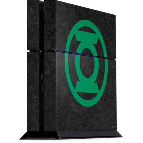 DC Comics Green Lantern Logo Black Background PS4 Console Skin