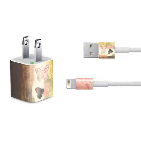 Haiku Butterfly iPhone Charger (5W USB) Skin
