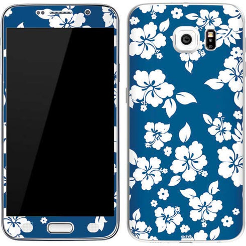 Blue and White Galaxy S7 Skin