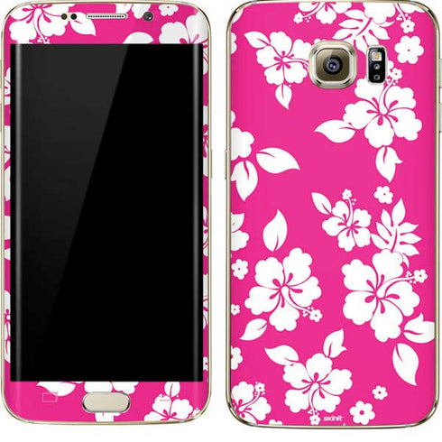 Pink and White Galaxy S7 Edge Skin