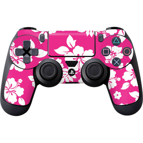 Pink and White PS4 Controller Skin
