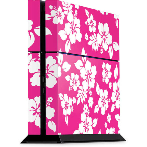 Pink and White PS4 Console Skin