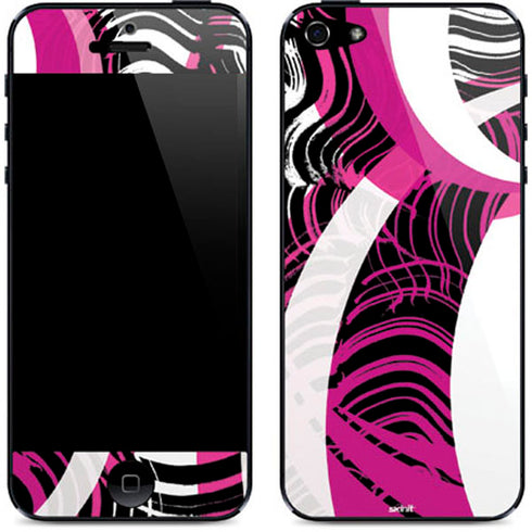 Pink and White Hipster iPhone 5/5s/5SE Skin