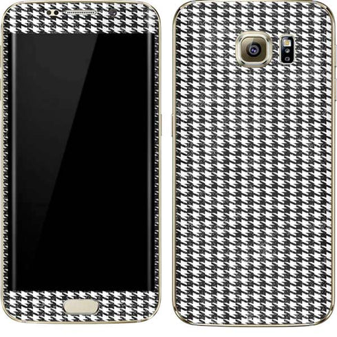 Houndstooth Black/White Galaxy S7 Edge Skin