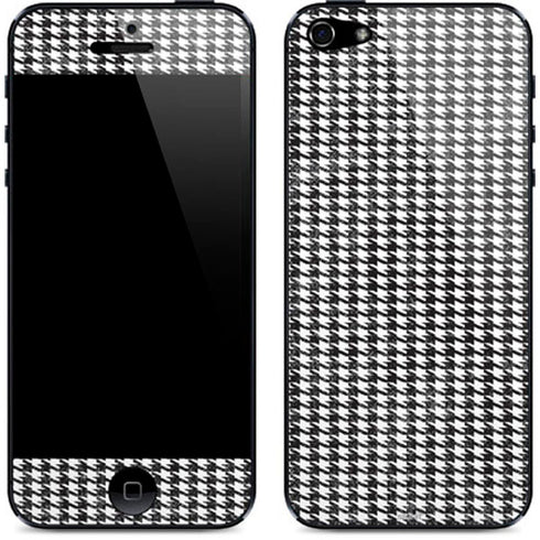 Houndstooth Black/White iPhone 5/5s/5SE Skin