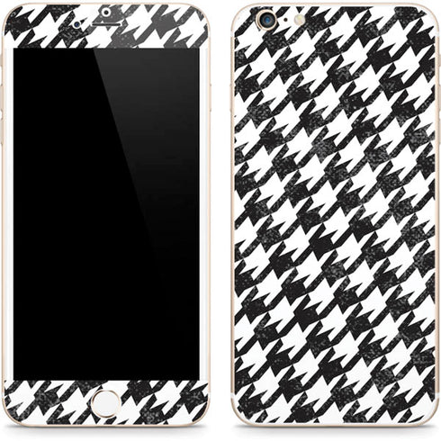 Houndstooth Black/White iPhone 6/6s Plus Skin