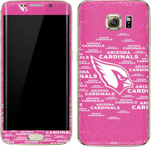 NFL Arizona Cardinals Pink Blast Galaxy S7 Edge Skin