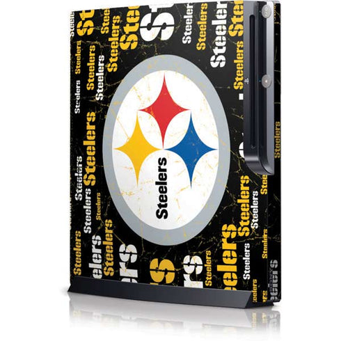 NFL Pittsburgh Steelers Black Blast Playstation 3 & PS3 Slim Skin