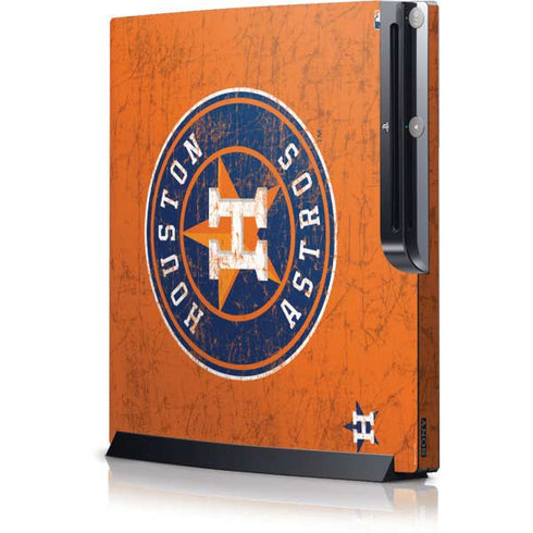 MLB Houston Astros Distressed Playstation 3 & PS3 Slim Skin