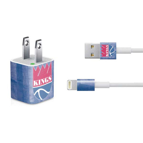 NBA Sacramento Kings Hardwood Classics iPhone Charger (5W USB) Skin