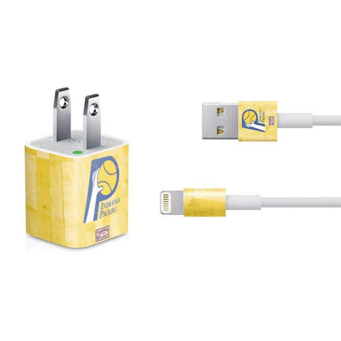 NBA Indiana Pacers Hardwood Classics iPhone Charger (5W USB) Skin