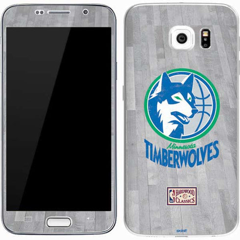 NBA Minnesota Timberwolves Hardwood Classics Galaxy S7 Skin