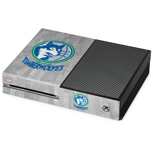 NBA Minnesota Timberwolves Hardwood Classics Xbox One Console Skin
