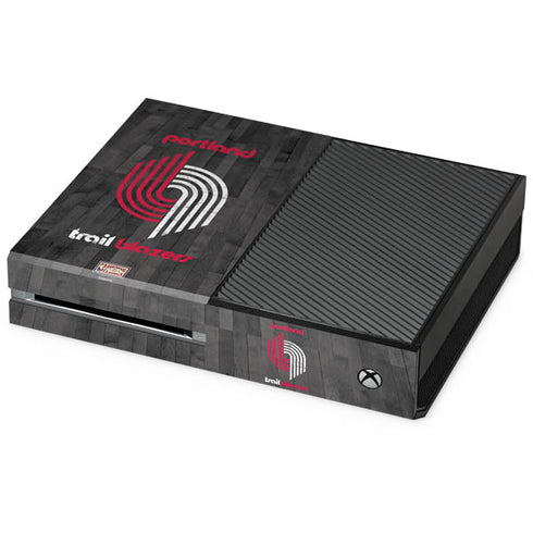 NBA Portland Trail Blazers Hardwood Classics Xbox One Console Skin