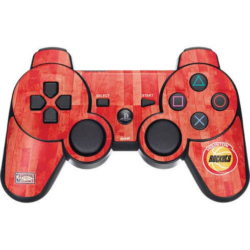 NBA Houston Rockets Hardwood Classics PS3 Dual Shock wireless controller Skin