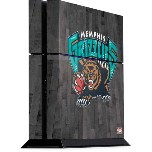 NBA Memphis Grizzlies Hardwood Classics PS4 Console Skin