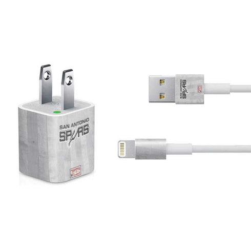 NBA San Antonio Spurs Hardwood Classics iPhone Charger (5W USB) Skin