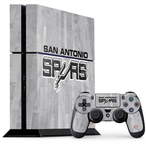 NBA San Antonio Spurs Hardwood Classics PS4 Console and Controller Bundle Skin