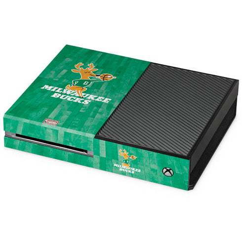 NBA Milwaukee Bucks Hardwood Classics Xbox One Console Skin