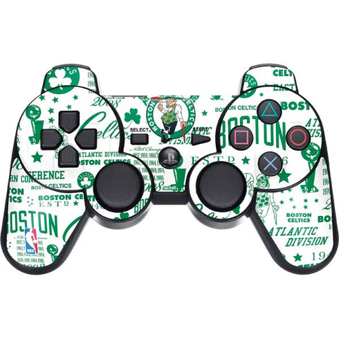 NBA Boston Celtics Historic Blast PS3 Dual Shock wireless controller Skin