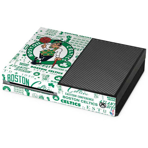 NBA Boston Celtics Historic Blast Xbox One Console Skin