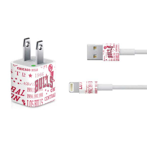 NBA Chicago Bulls Historic Blast iPhone Charger (5W USB) Skin