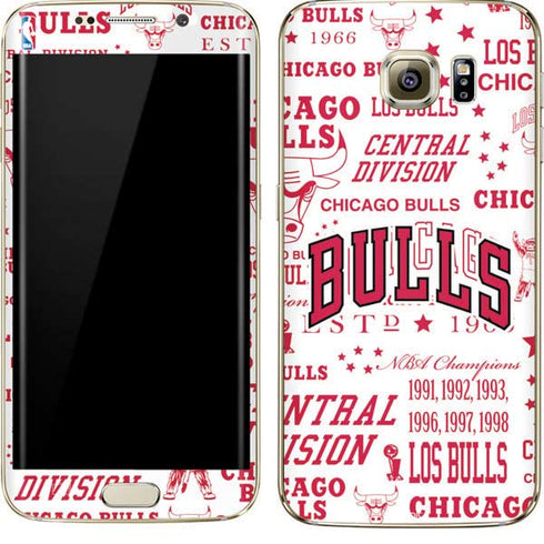 NBA Chicago Bulls Historic Blast Galaxy S7 Edge Skin