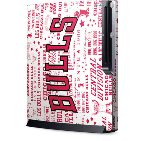 NBA Chicago Bulls Historic Blast Playstation 3 & PS3 Slim Skin