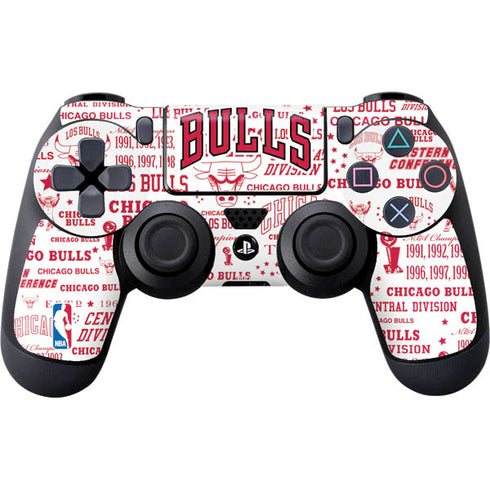 NBA Chicago Bulls Historic Blast PS4 Controller Skin