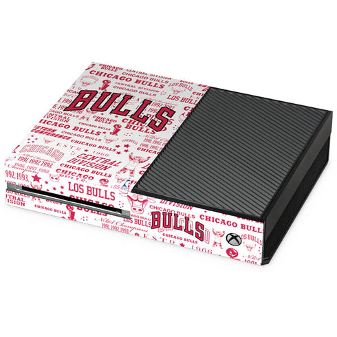 NBA Chicago Bulls Historic Blast Xbox One Console Skin