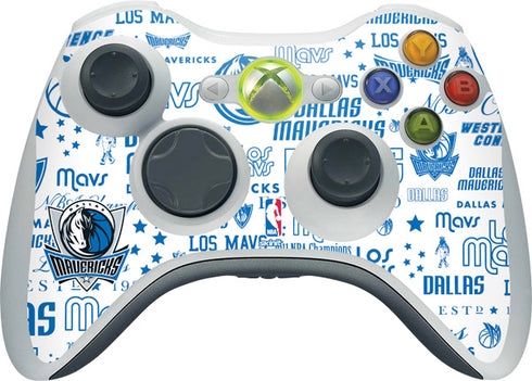 NBA Dallas Mavericks Historic Blast Xbox 360 Wireless Controller Skin