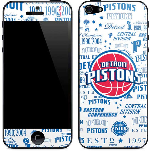 NBA Detroit Pistons Historic Blast iPhone 5/5s/5SE Skin