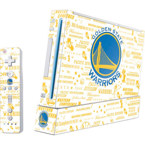 NBA Golden State Warriors Historic Blast Wii (Includes 1 Controller) Skin