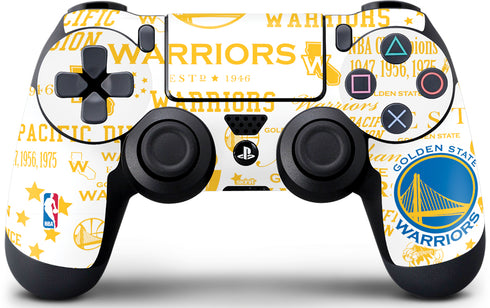 NBA Golden State Warriors Historic Blast PS4 Controller Skin