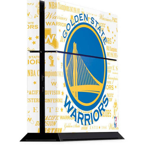 NBA Golden State Warriors Historic Blast PS4 Console Skin