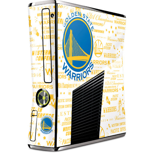 NBA Golden State Warriors Historic Blast Xbox 360 Slim (2010) Skin