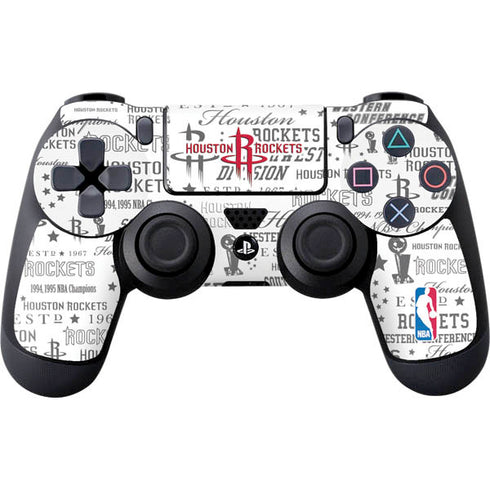 NBA Houston Rockets Historic Blast PS4 Controller Skin
