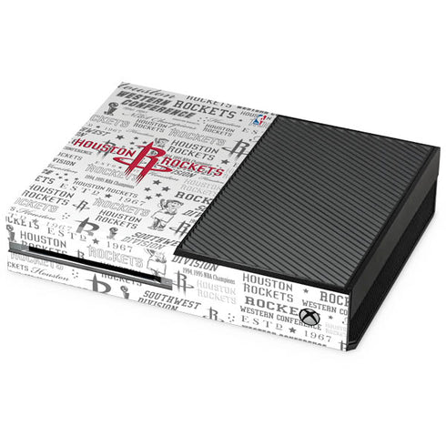 NBA Houston Rockets Historic Blast Xbox One Console Skin