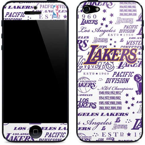 NBA LA Lakers Historic Blast iPhone 5/5s/5SE Skin